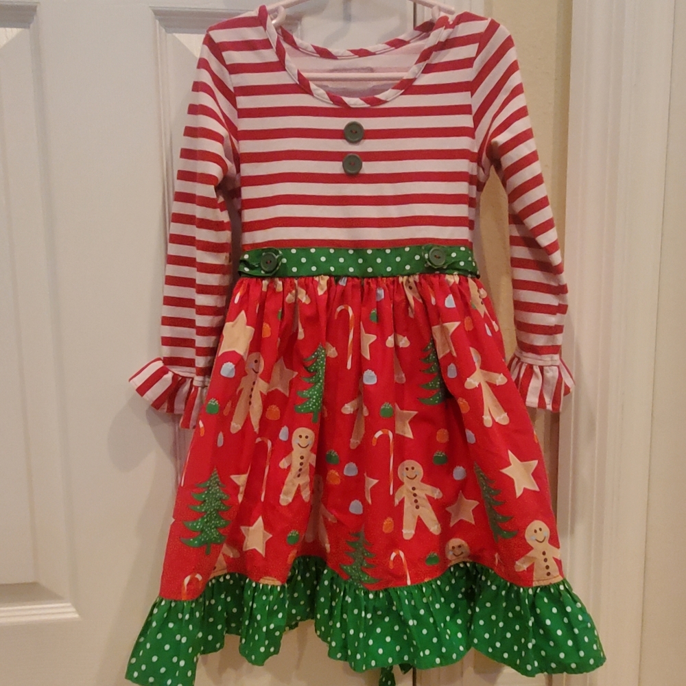 Girls Eleanor Rose Christmas Dress